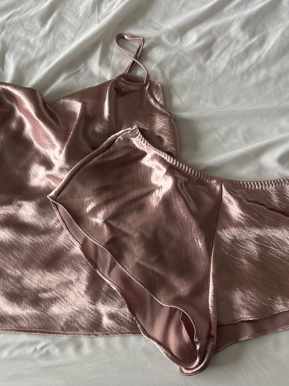 Silky Satin Cami & Brief Set in Rose - Victoria’s Secret